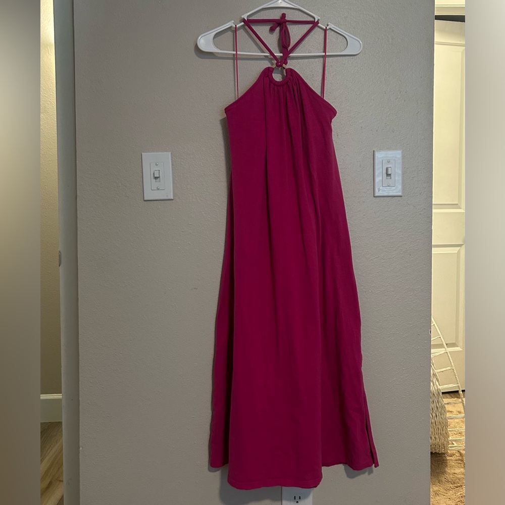 Old Navy Halter Style Maci Silt Dress Size M